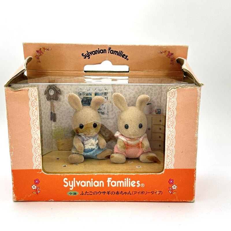 [Used] IVORY RABBIT TWINS Epoch Japan Sylvanian Families