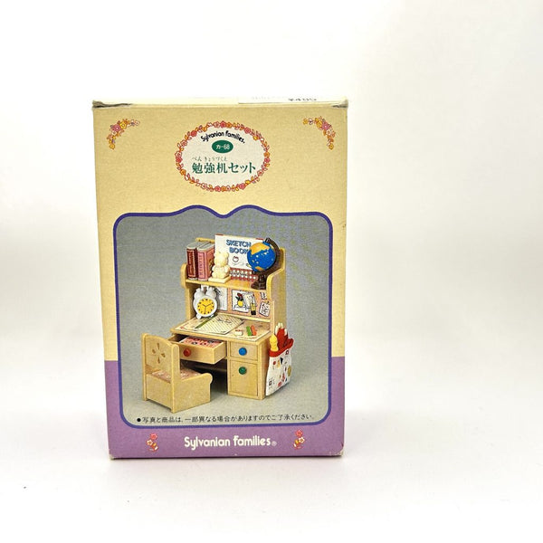 [Used] STUDY DESK SET KA-68 Epoch Japan 1995 Sylvanian Families