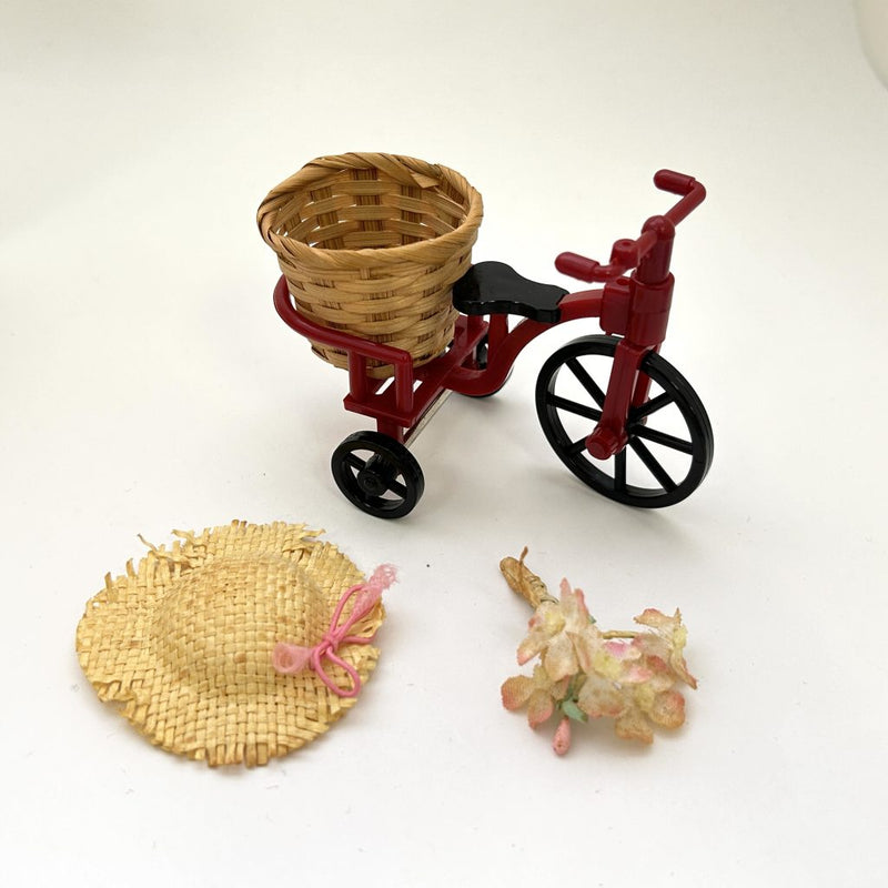 [Used] THREE WHEEL BIKE SET KA-55 Epoch Japan Sylvanian Families