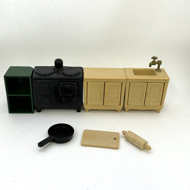 [Used] KITCHEN SET KA-10 Epoch Japan Sylvanian Families