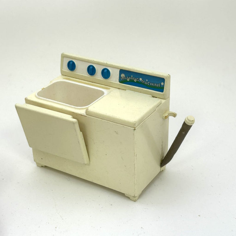 [Used] WASHING MACHINE SET Epoch Japan KA-80 1997 Sylvanian Families