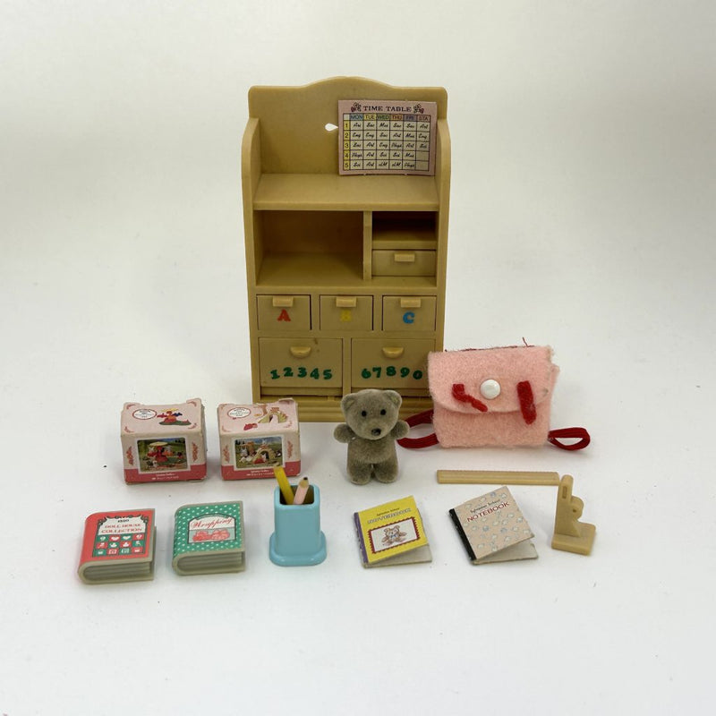 [Used] RACK FOR CHILD ROOM KA-63 Epoch Japan 1987 Sylvanian Families