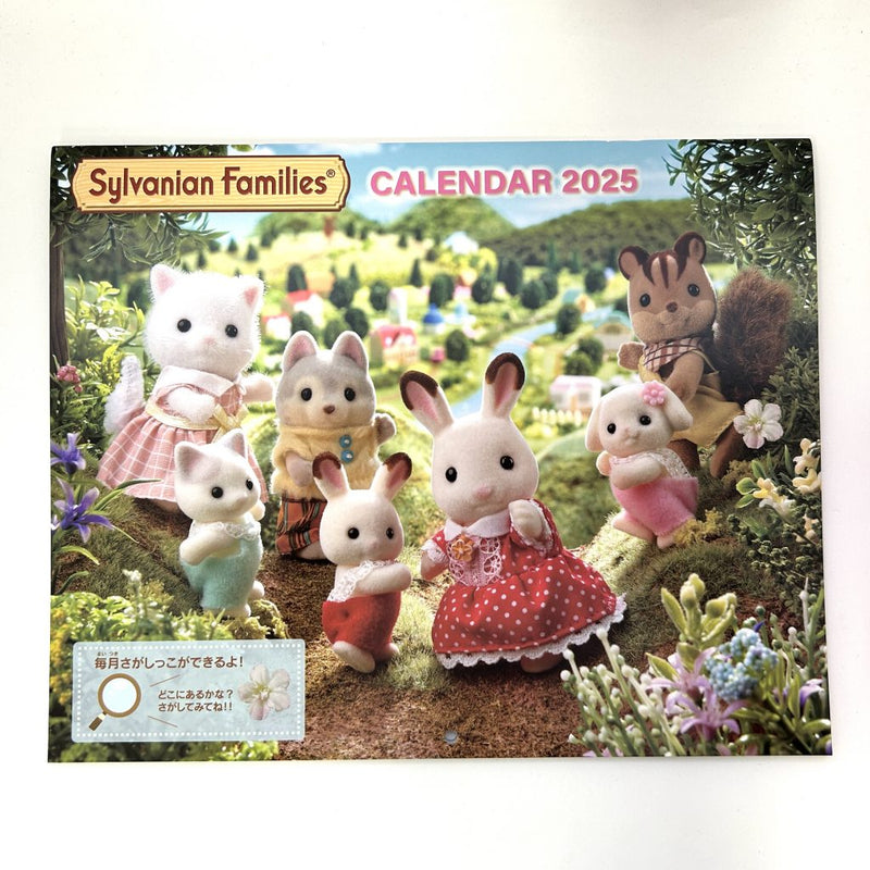 挂历 2025 Calico Clitters Epoch Japan Sylvanian Families