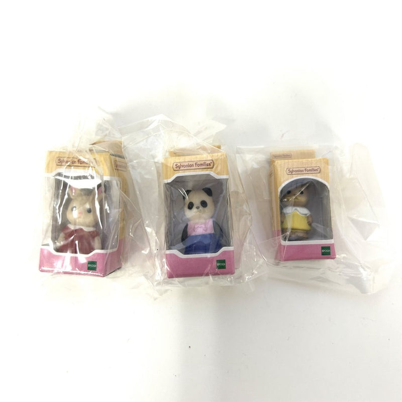 [Used] CAPSULE TOYS FIGURE COLLECTION CHOCOLATE RABBIT PANDA WALNUT SQUIRREL Epoch Japan Sylvanian Families