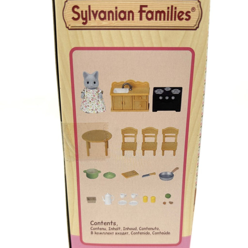 COUNTRY KITCHEN SET 5164 Calico Clitters Epoch Sylvanian Families