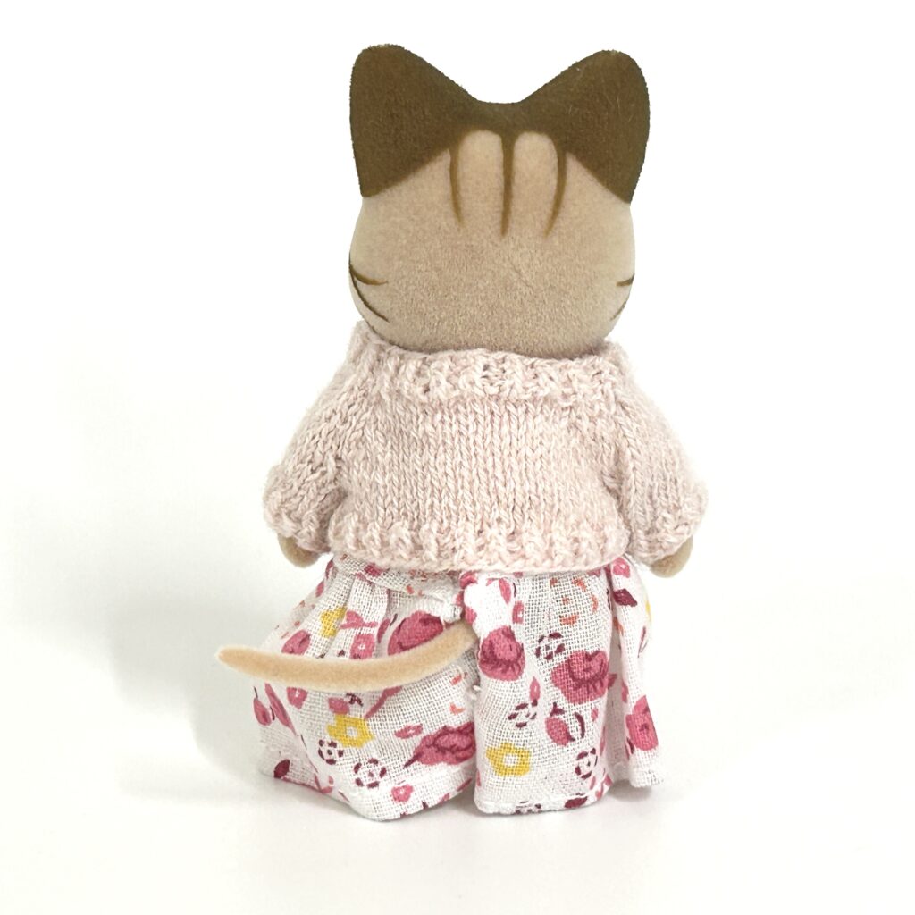 Pink One-Piece Dress and Pink Cardigan A Handmade