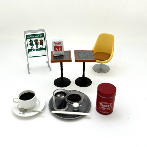 MINIATURE COLLECTION RETROKISSA COFFEE SHOP 2 COMPLETE SET Japan Capsule Toy KENELE