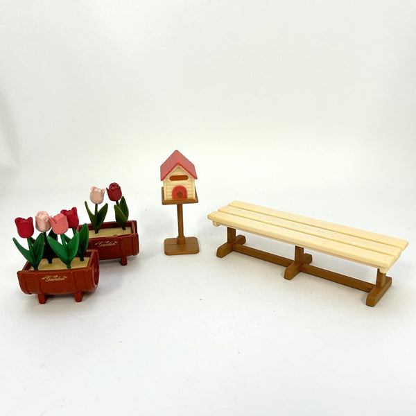 [Used] POST BENCH SET Epoch Sylvanian Families