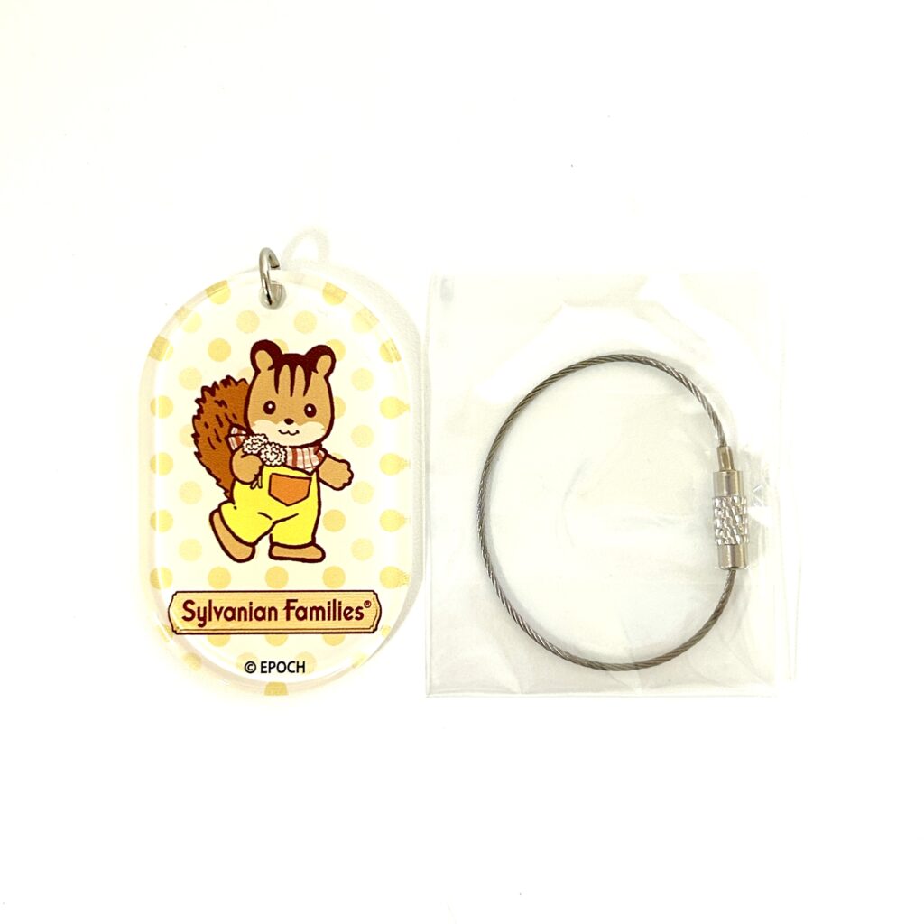 Key Chain Key Chain Fit Tag Ralph Illustration 40th Anniversary Exhibition Sylvanian Families Calico Critters