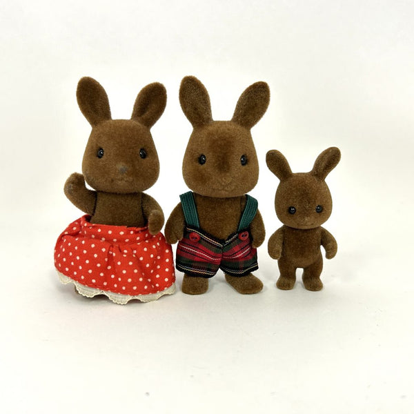 [Used] BROWN RABBIT SIBLINGS Epoch Sylvanian Families