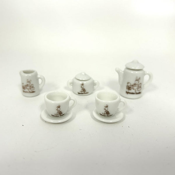 [Used] TEA SET Epoch Japan 1985 Retired Rare KA-16 Sylvanian Families