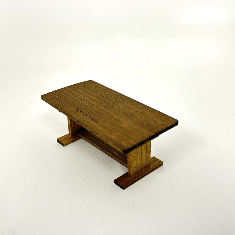 [Used] MEMORY TIME WOODEN TABLE Epoch M-09 Japan Sylvanian Families