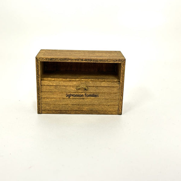 [Used] MEMORY TIME WOODEN STORAGE BOX Epoch M-08 Sylvanian Families