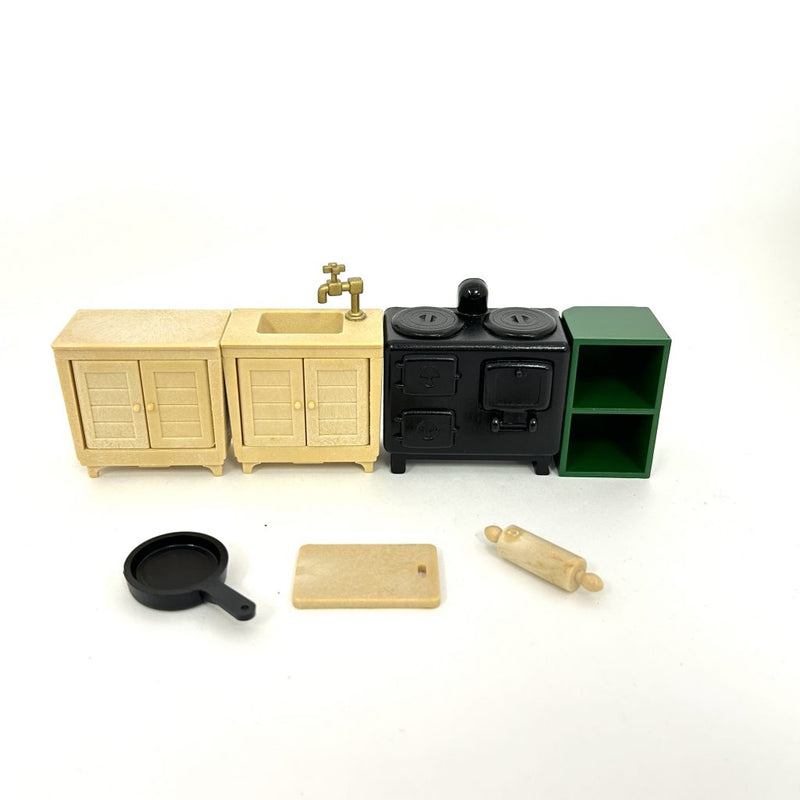 [Used] KITCHEN SET KA-10 Epoch Japan Sylvanian Families