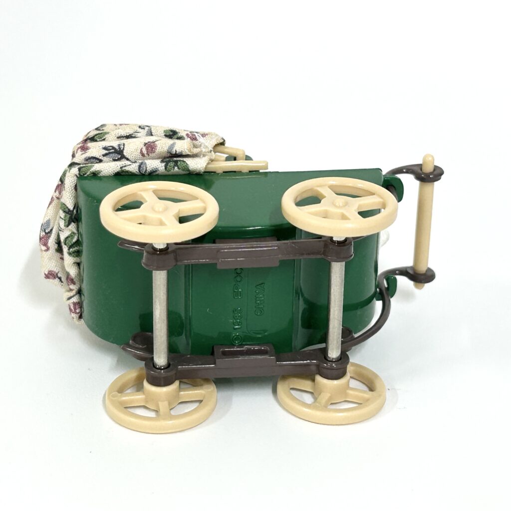 [used] Vintage Green Stroller 1985 KA-15 Sylvanian Families Calico Critters
