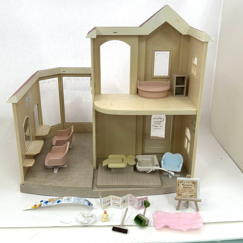 [Used] FOREST BEAUTY PARLOR SALON FU-01 Japan Sylvanian Families