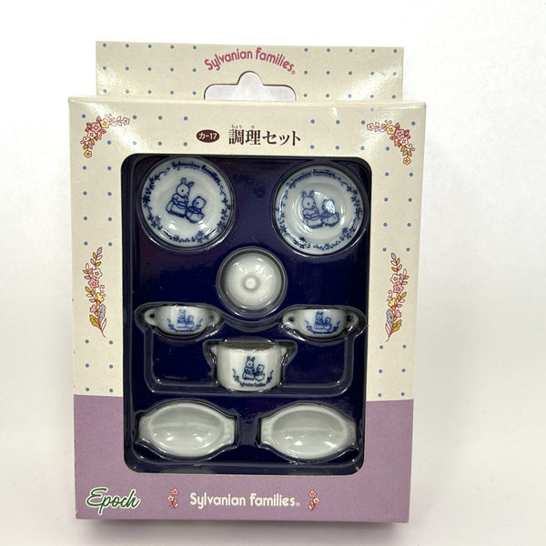 [Used] Retired CERAMIC KITCHENWARE SET KA-17 Japan Sylvanian Families