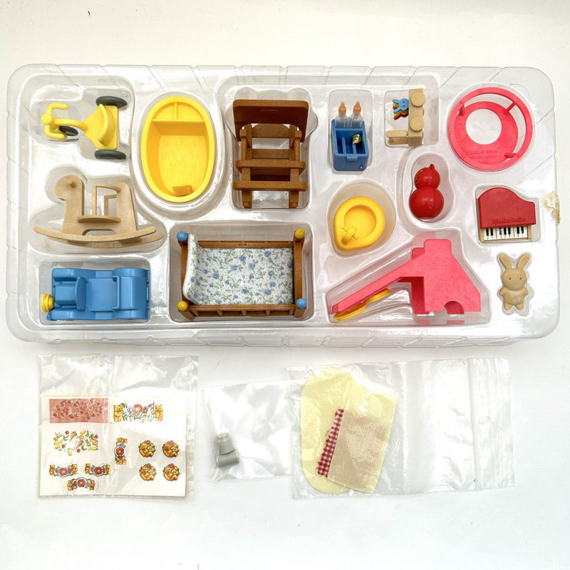 [Used] HOME SWEET HOME NURSERY SET Epoch Sylvanian Families