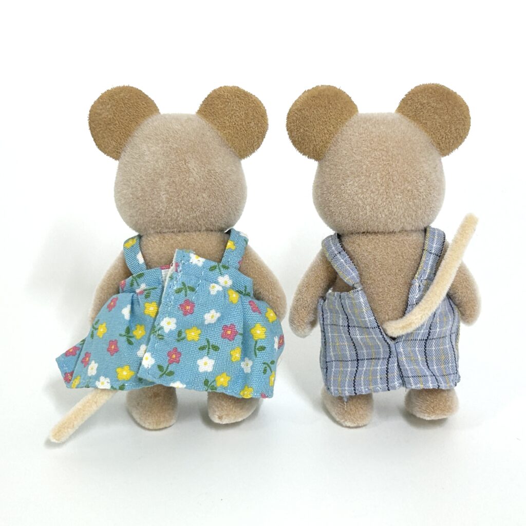[used] City Mouse Boy Girl Sylvanian Families Calico Critters