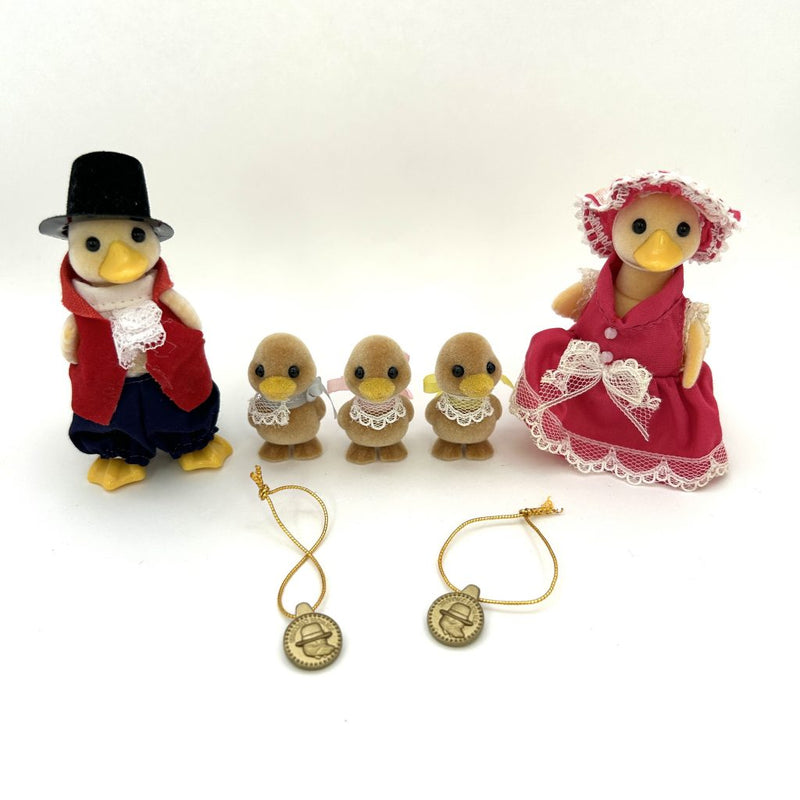 [Used] DUCK FAMILY Waddlington 4125 Flair Sylvanian Families