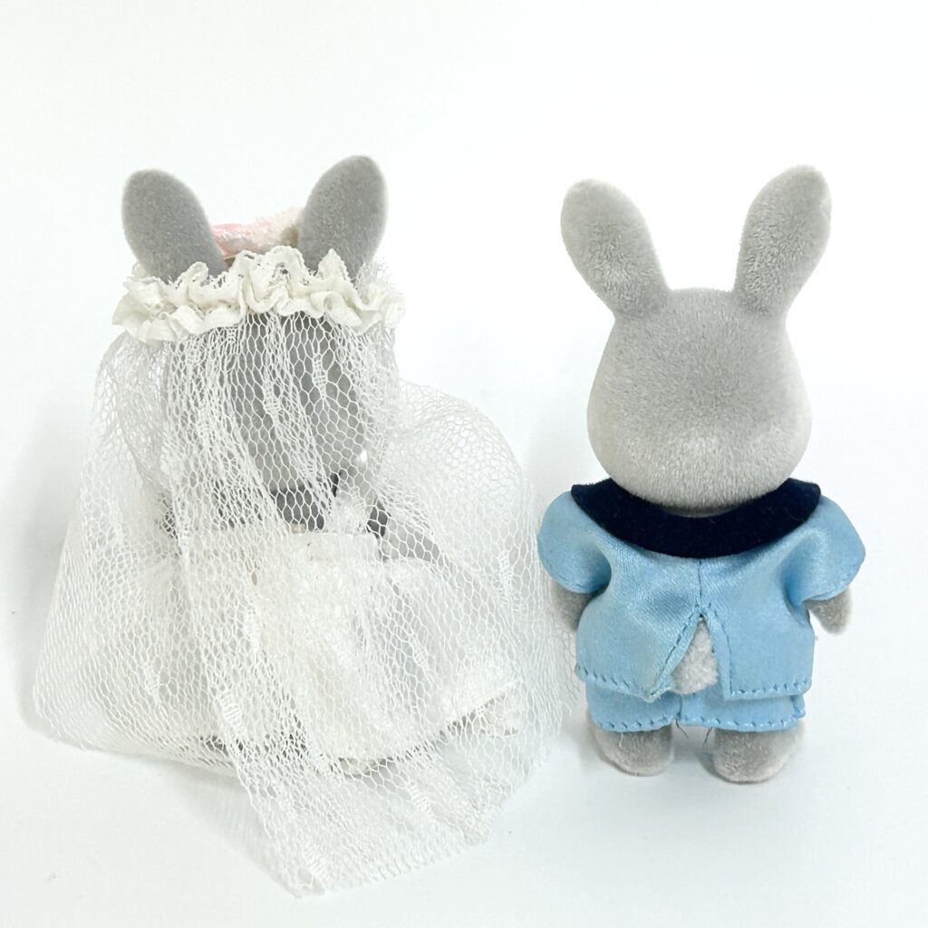 [used] Vintage 15th Anniversary Carnival Wedding Set 1999 C-03 Sylvanian Families Calico Critters