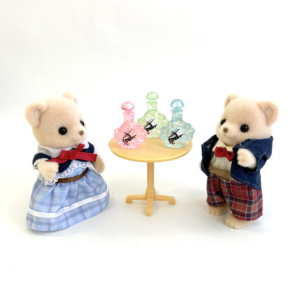 Set of 3 Liquor Bottles