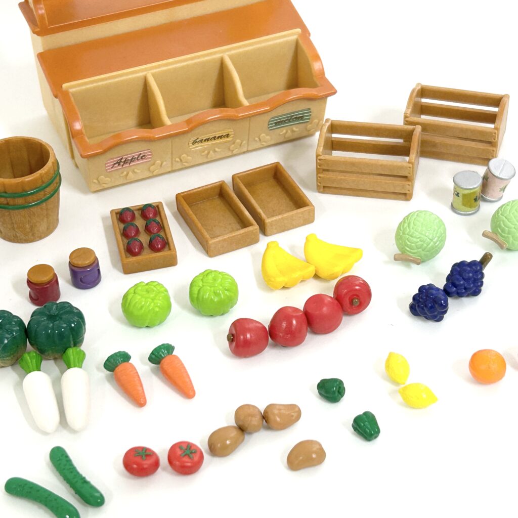 [used] Vintage Vegetable Store 1998 MI-03 Sylvanian Families Calico Critters