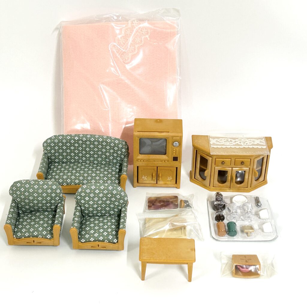 [used] Relaxing Living Room Set 2001 SE-135 Sylvanian Families Calico Critters