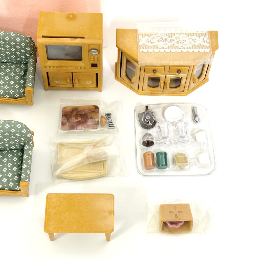 [used] Relaxing Living Room Set 2001 SE-135 Sylvanian Families Calico Critters