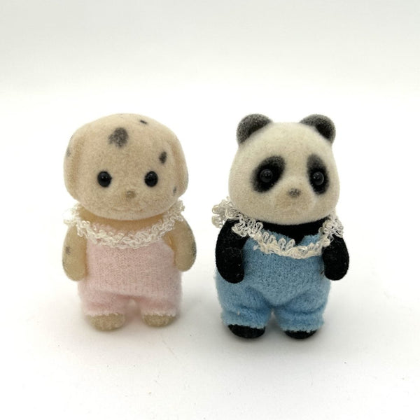 [Used] BABY DALMATIAN AND PANDA Epoch Sylvanian Families