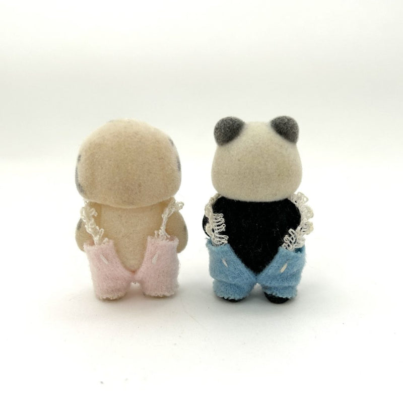 [Used] BABY DALMATIAN AND PANDA Epoch Sylvanian Families