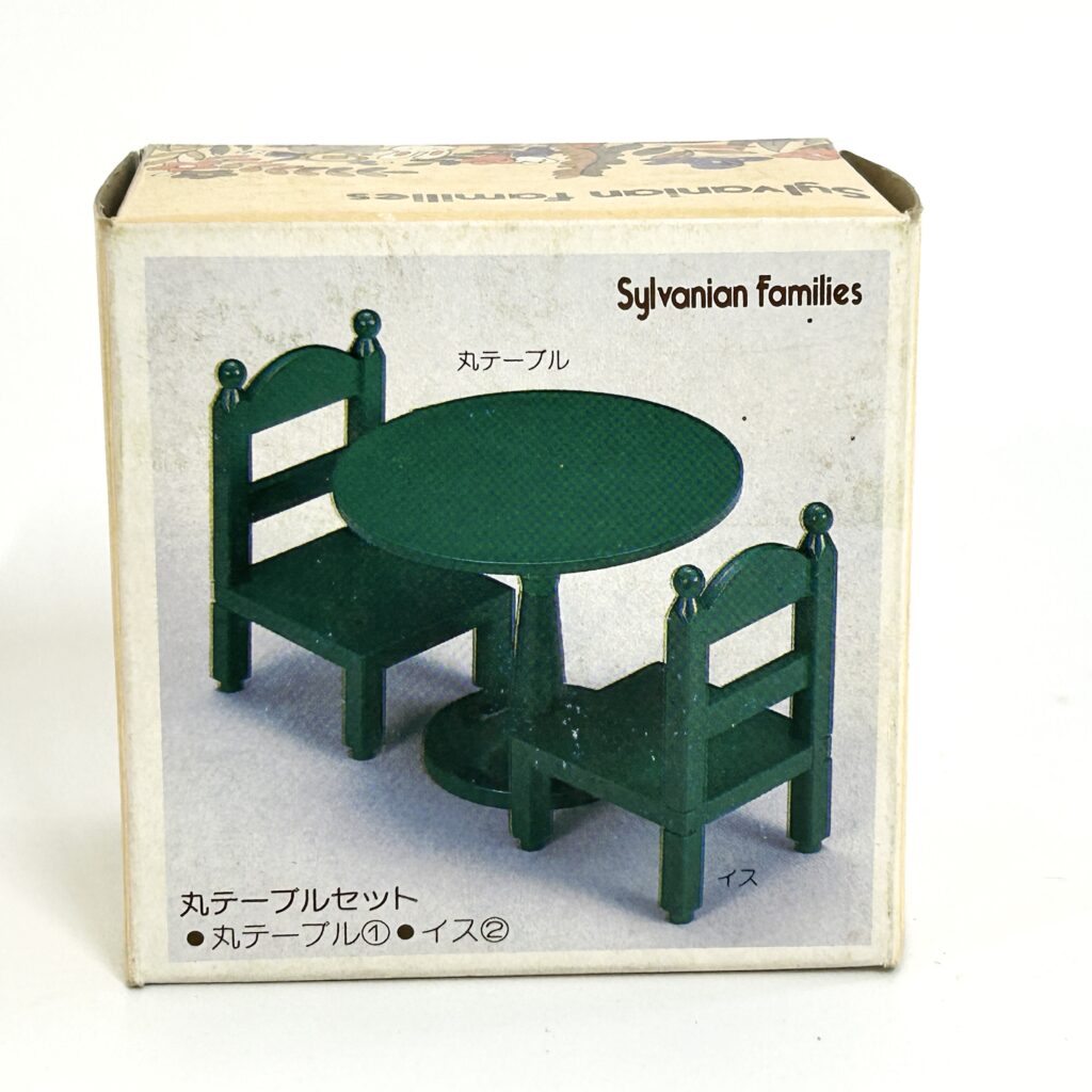 [used] Green Round Table Set KA-02 Sylvanian Families Calico Critters