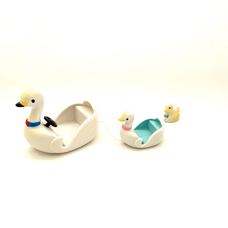 [Used] SWAN BOAT SET KO-55 Japan Sylvanian Families