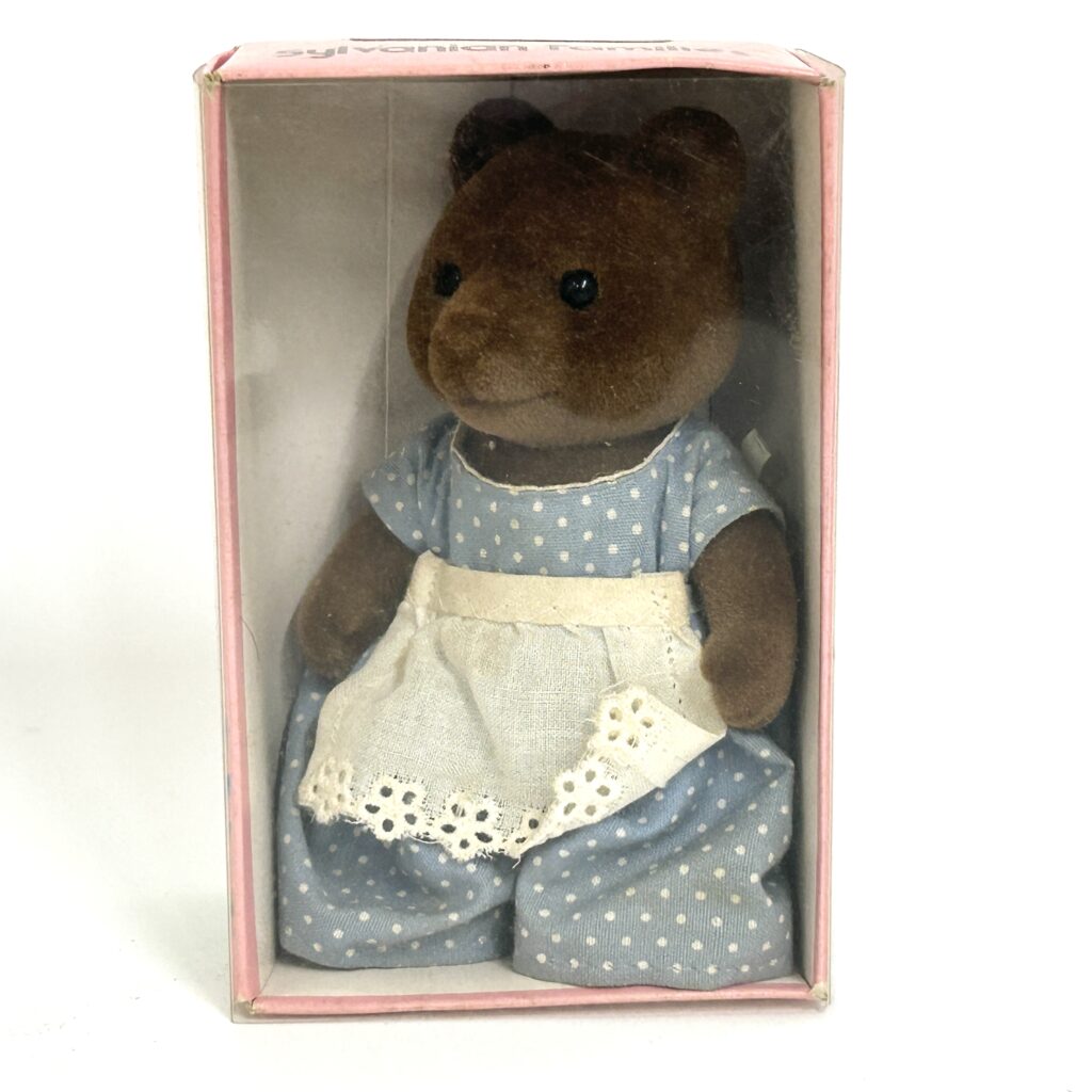 [used] Vintage Timbertop Brown Bear Mother 1985 KU-02-880 Sylvanian Families Calico Critters