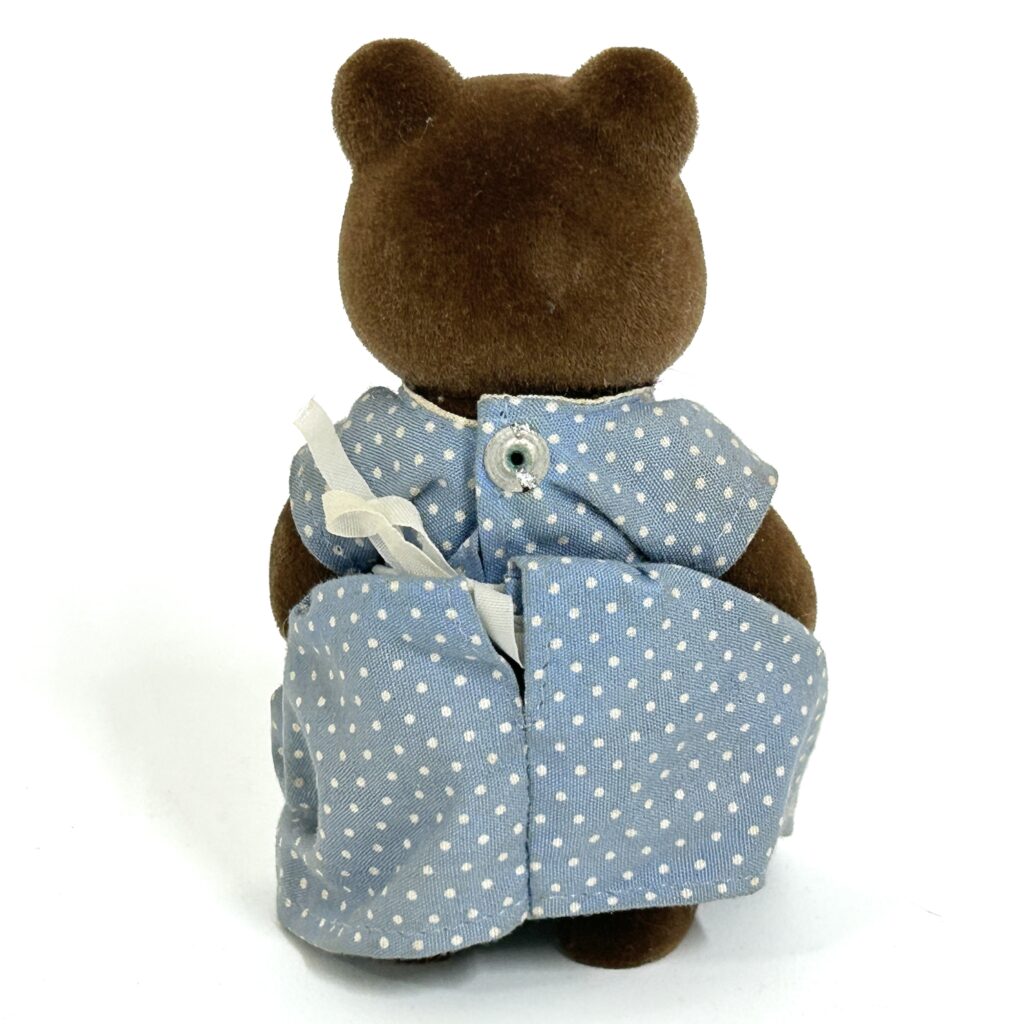 [used] Vintage Timbertop Brown Bear Mother 1985 KU-02-880 Sylvanian Families Calico Critters