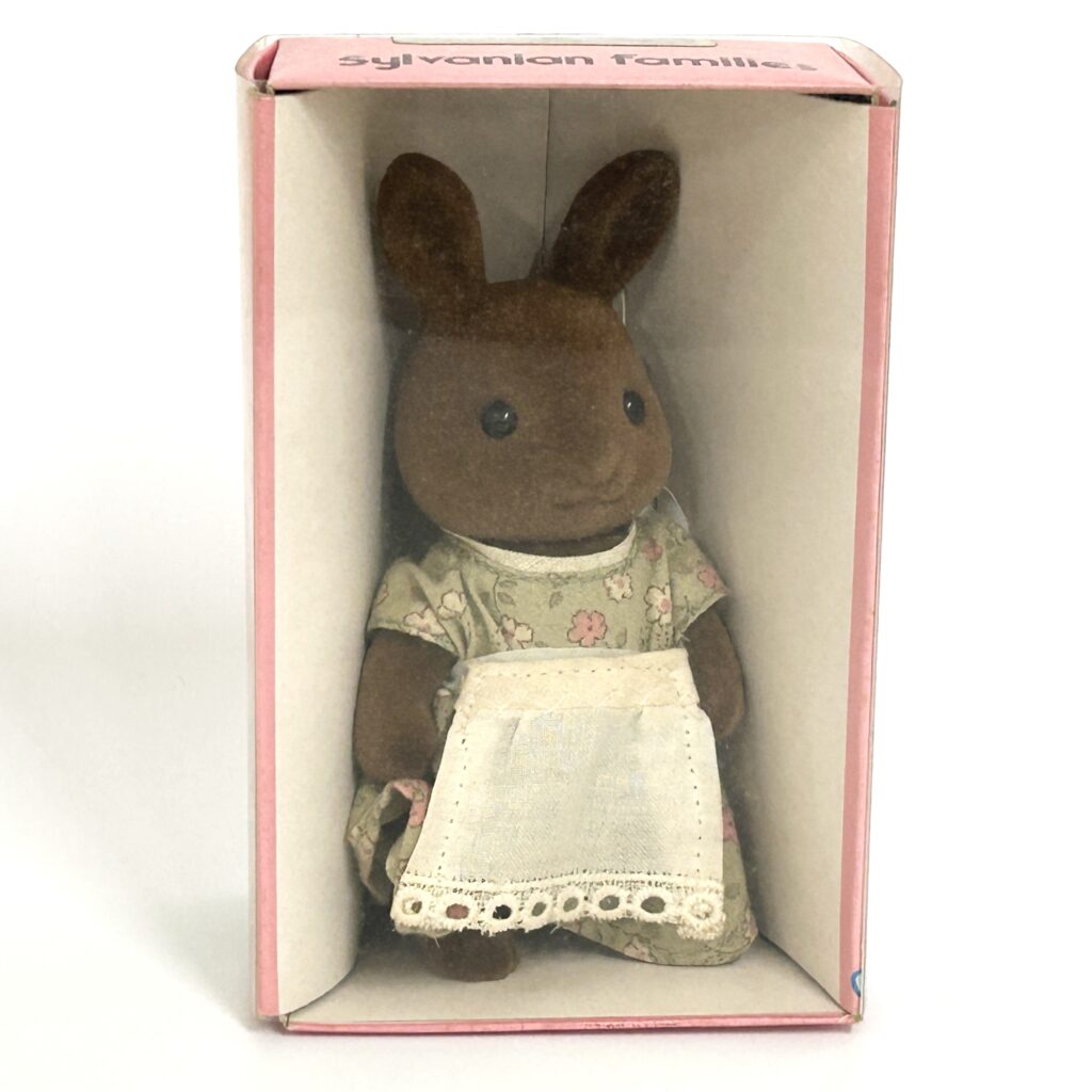 [used] Vintage Wildwood Brown Rabbit Mother Original 1985 U-02-850 Sylvanian Families Calico Critters