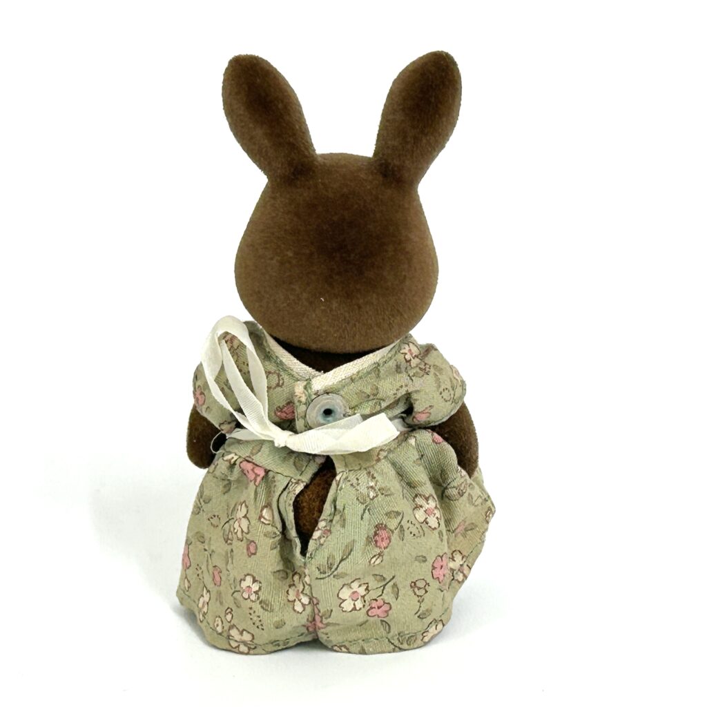 [used] Vintage Wildwood Brown Rabbit Mother Original 1985 U-02-850 Sylvanian Families Calico Critters