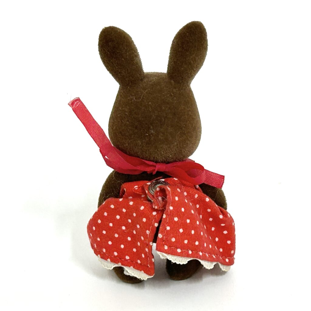 [used] Vintage Brown Rabbit Girl 1985 U-04-650 Sylvanian Families Calico Critters