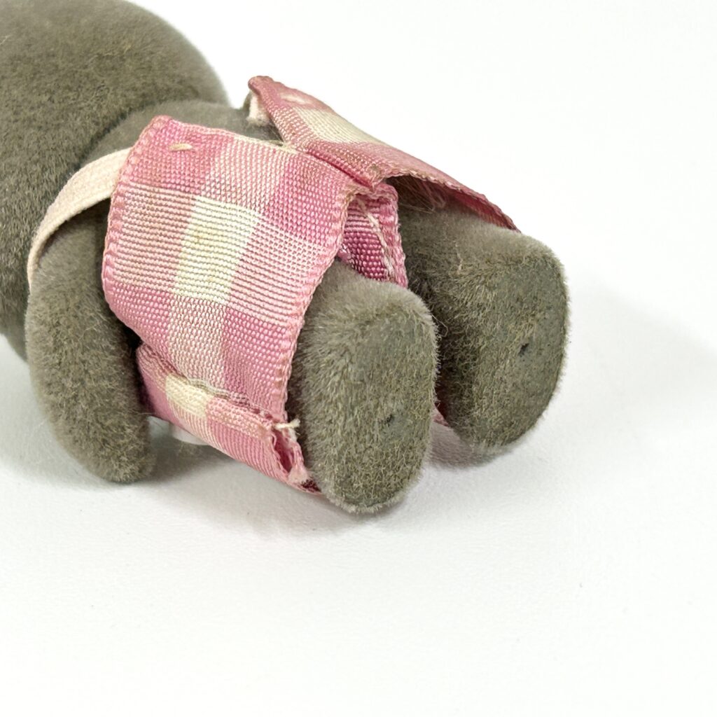 [used] Vintage Gray Bear Boy 1985 KU-15 Sylvanian Families Calico Critters