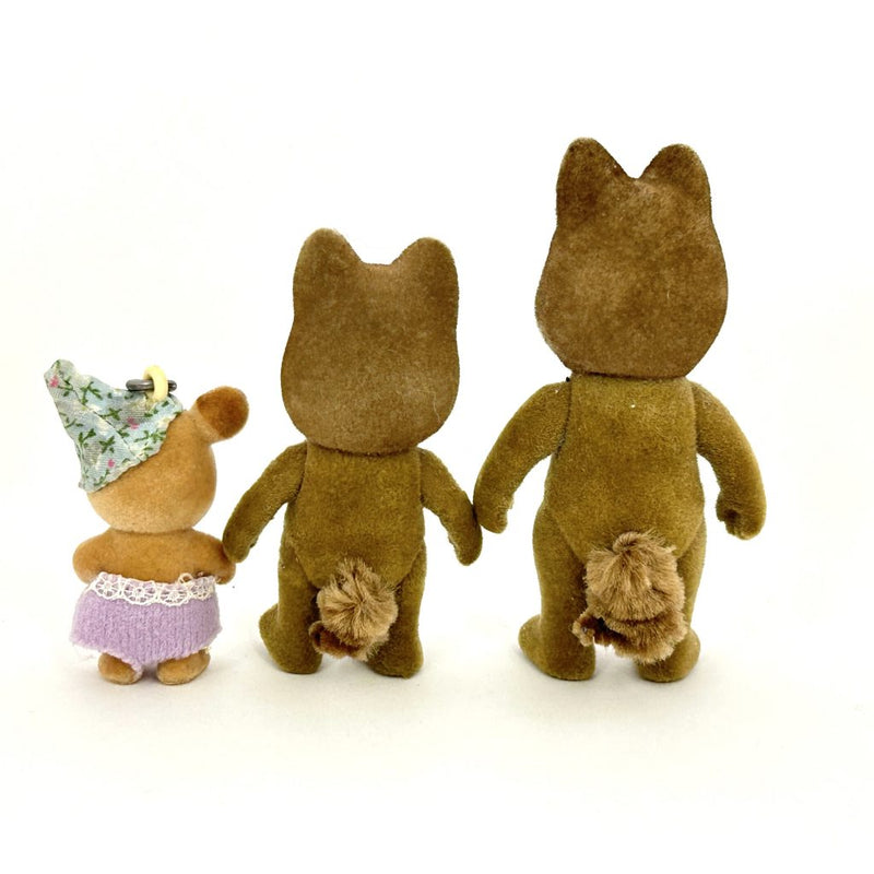 [Used] MARRON DOG DEER BABY Epoch JAPAN Sylvanian Families