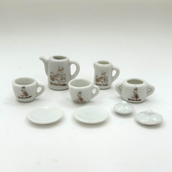 [Used] CERAMIC TEA SET KA-16 Japan Sylvanian Families