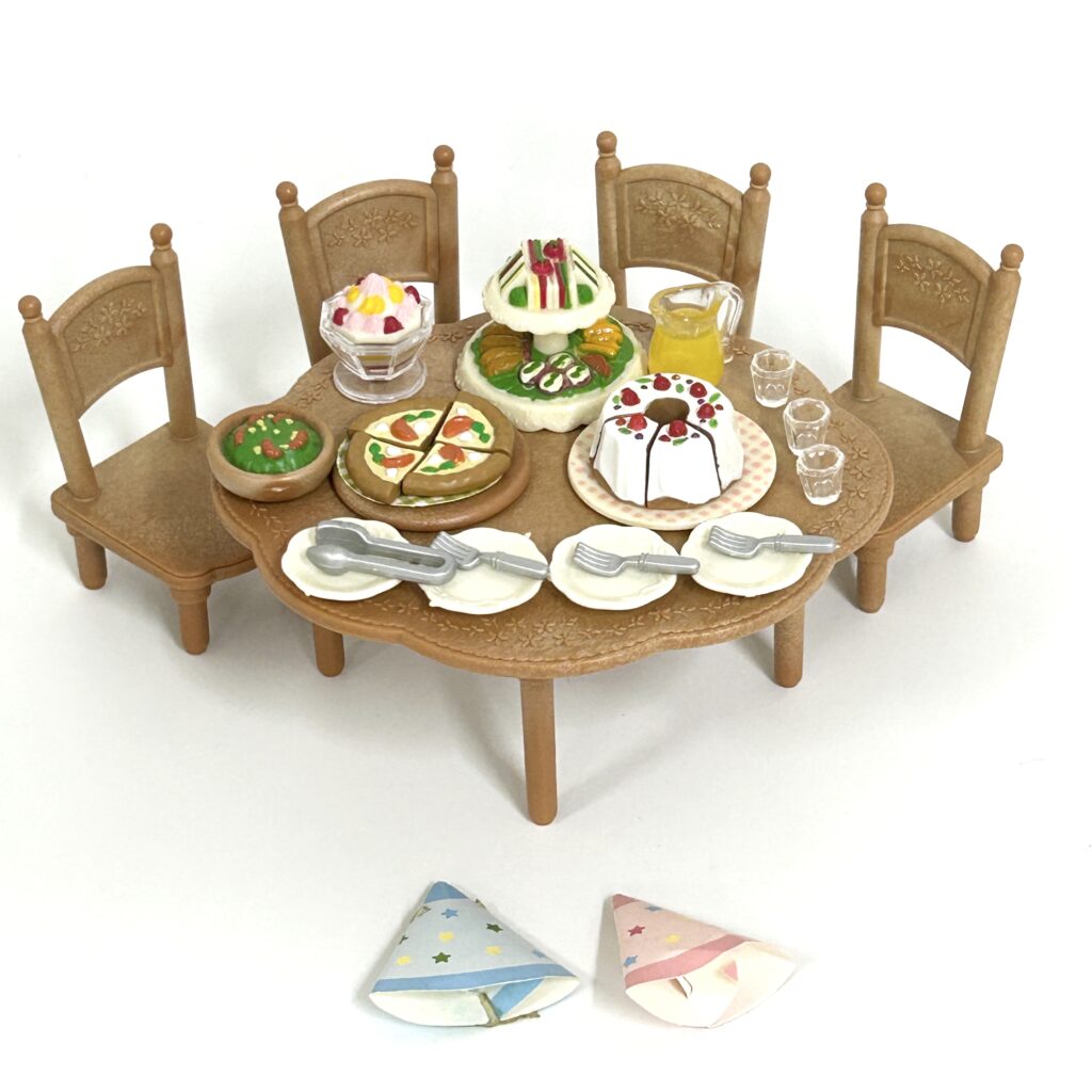 [used] Home Party Set KA-612 Sylvanian Families Calico Critters