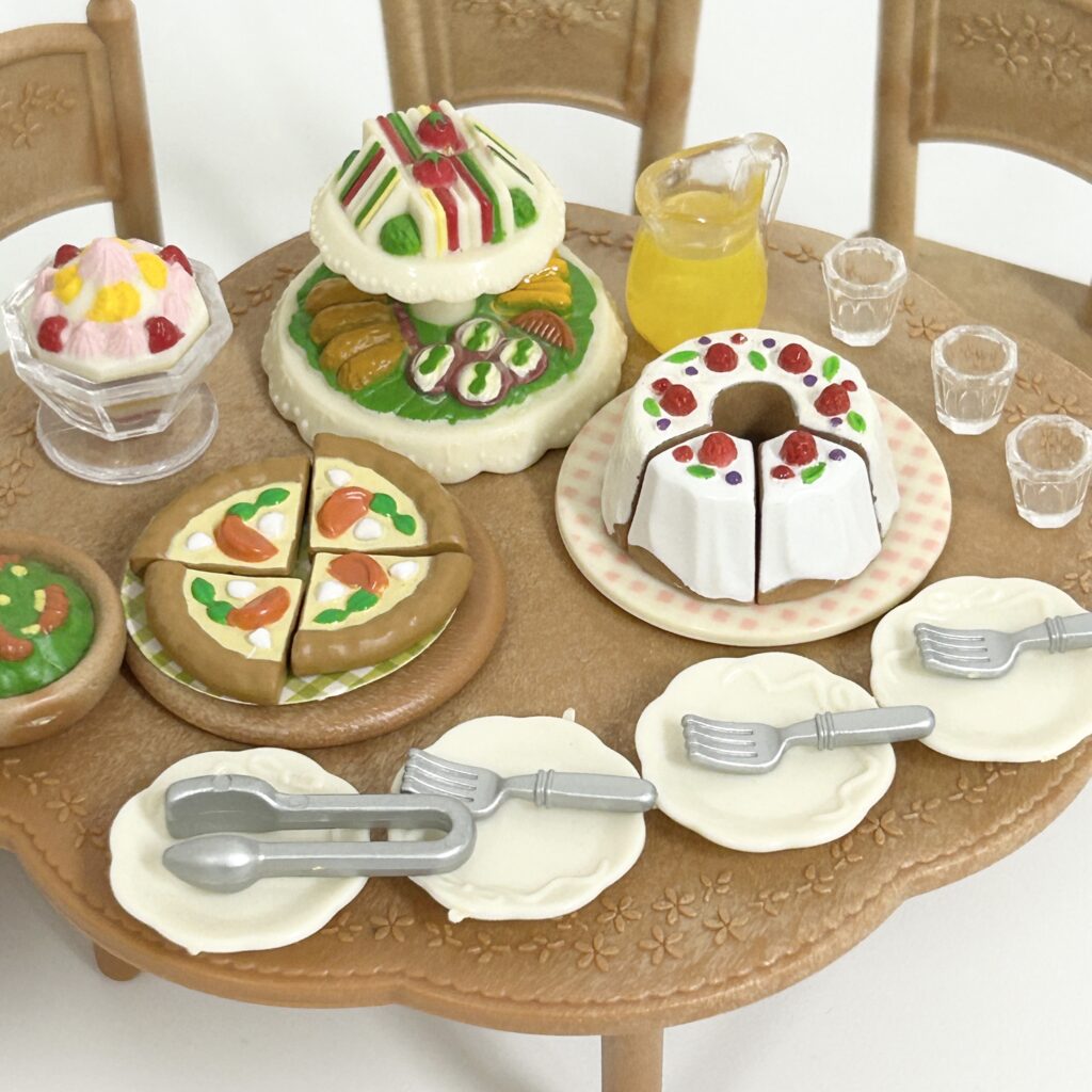 [used] Home Party Set KA-612 Sylvanian Families Calico Critters