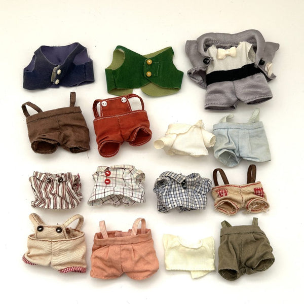 [Used] FATHER'S PANTS SET Calico Clitters Epoch Japan Sylvanian Families