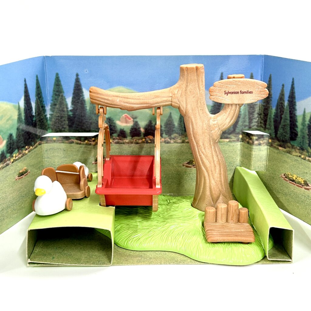 [used] Vintage Baby Swing Set 1993 KO-20 Sylvanian Families Calico Critters