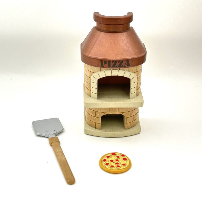 [Used] PIZZA OVEN SET Calico Clitters Epoch Japan Sylvanian Families