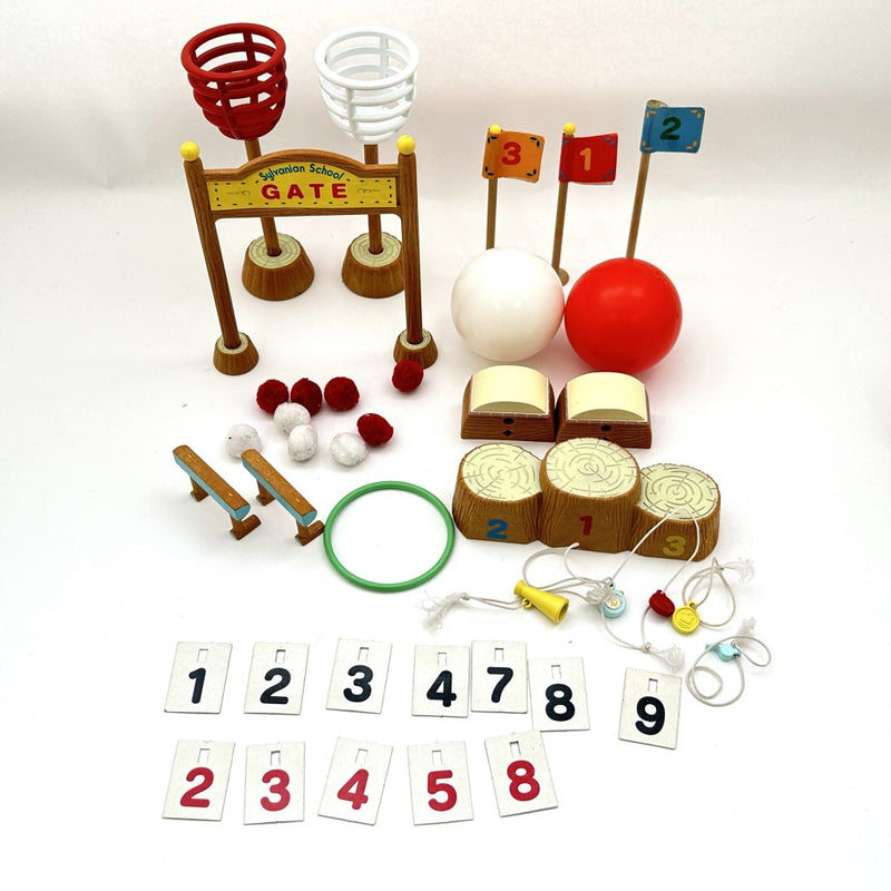 [Used] SPORTS DAY SET Calico Clitters Epoch Japan Sylvanian Families