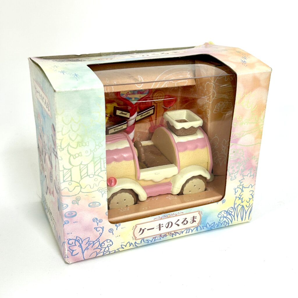 [used] Vintage Misty Forest Cake Car 1997 F-09 Sylvanian Families Calico Critters