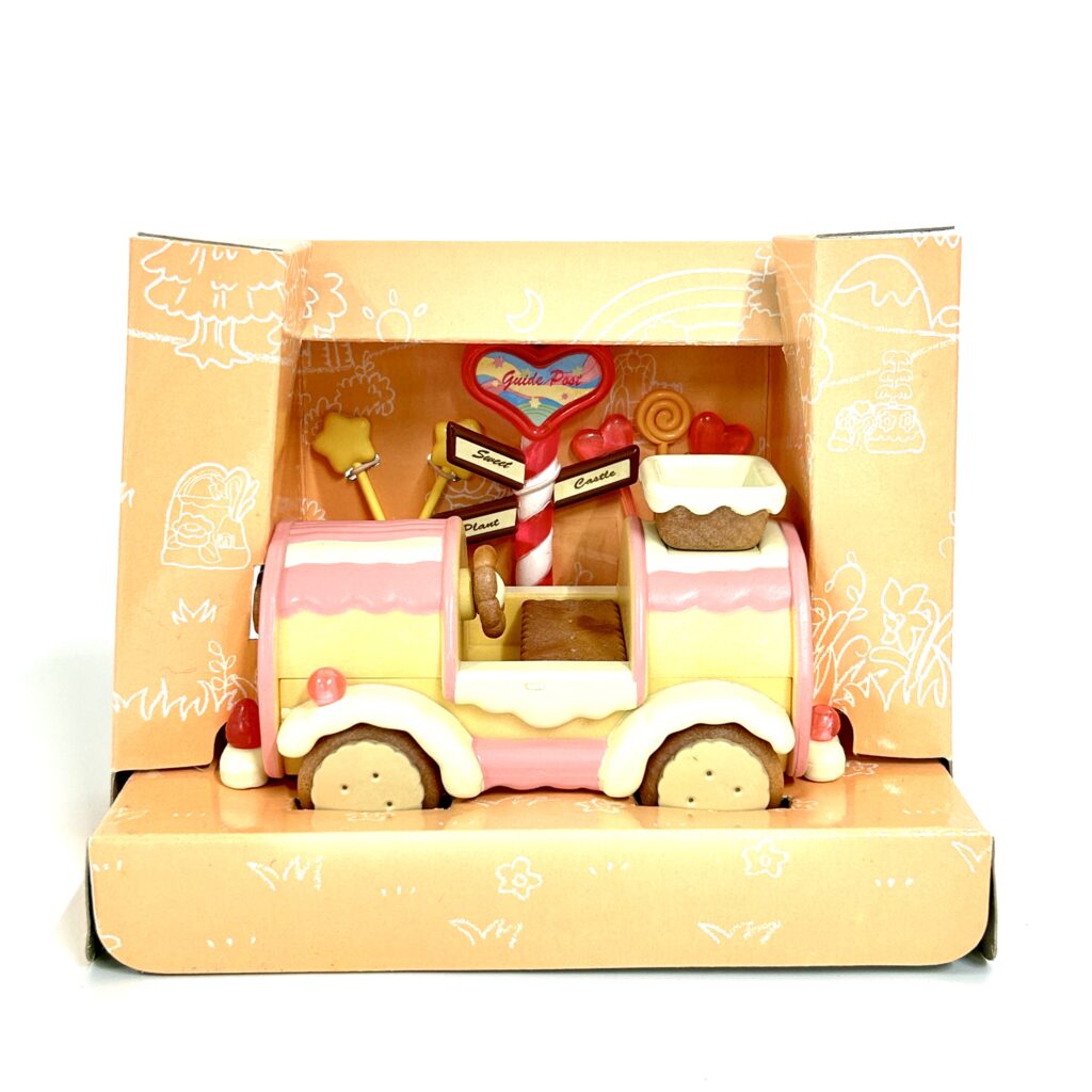 [used] Vintage Misty Forest Cake Car 1997 F-09 Sylvanian Families Calico Critters
