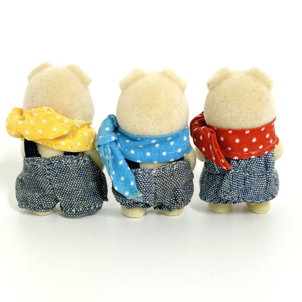 [used] Pig Triplets Flair 4154 Sylvanian Families Calico Critters